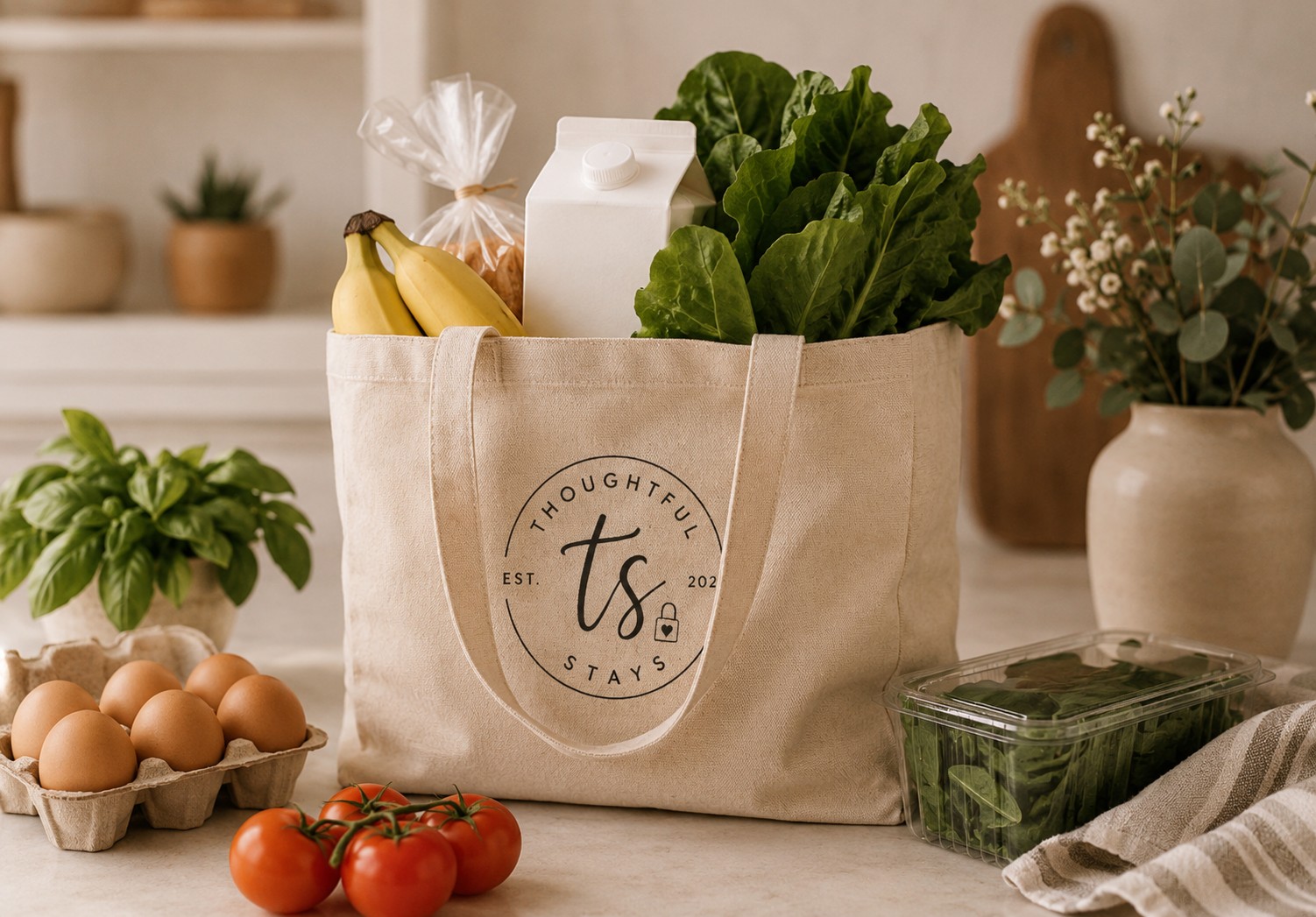 Fresh grocery stocking items